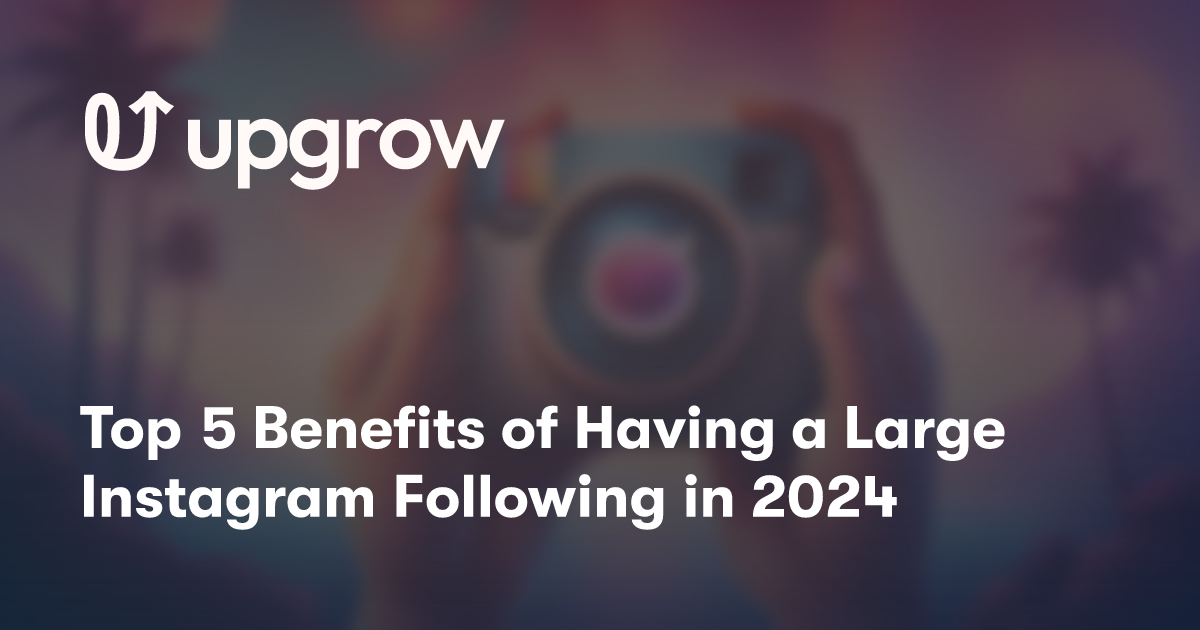 Top 5 Benefits of Having a Large Instagram Following in 2024
